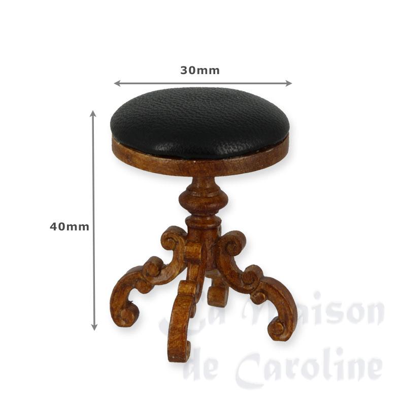 Tabouret pour piano noyer Bilder 1