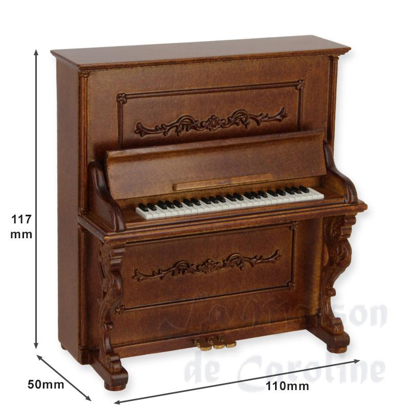 Piano droit merisier meuble de collection Trianon 1/12 photo 2