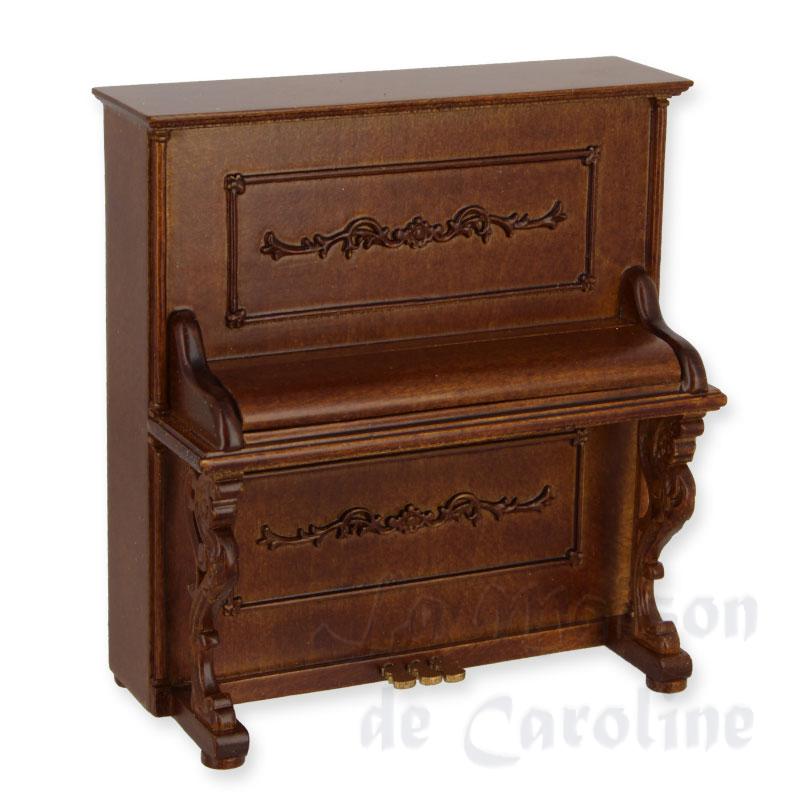 Piano droit merisier meuble de collection Trianon 1/12 photo 3