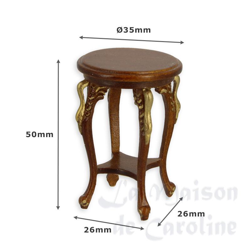 Gueridon Louis XV rond noyer Bilder 1