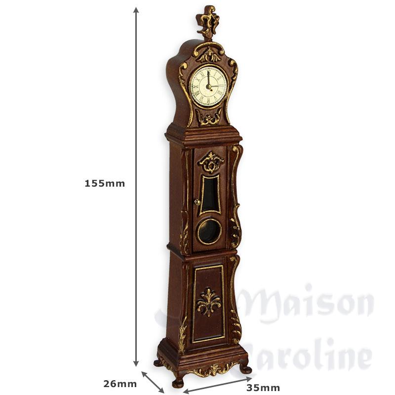 Horloge comtoise noyer or meuble de collection Trianon 1/12
