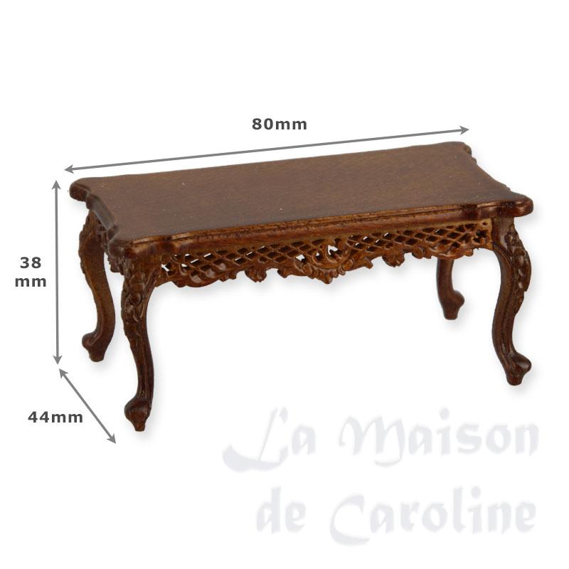 Table basse Louis XV noyer Bilder 1