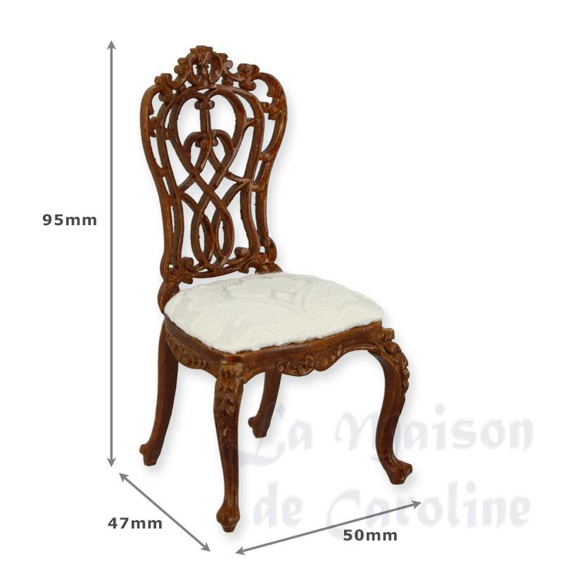 Chaise scupltee 2e Empire noyer Bilder 1