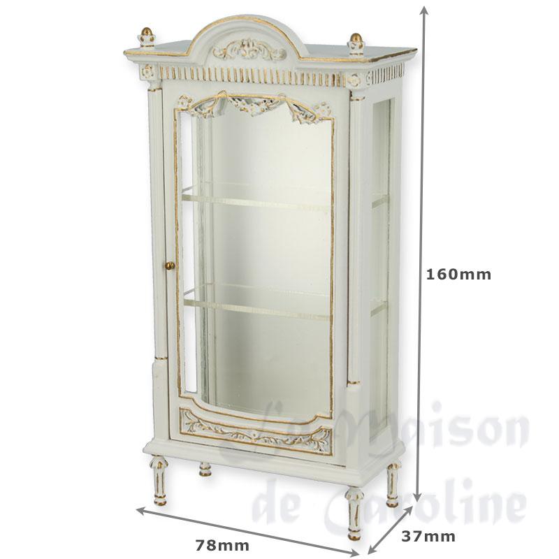 Vitrine Louis XVI ivoire filet dore Bilder 1