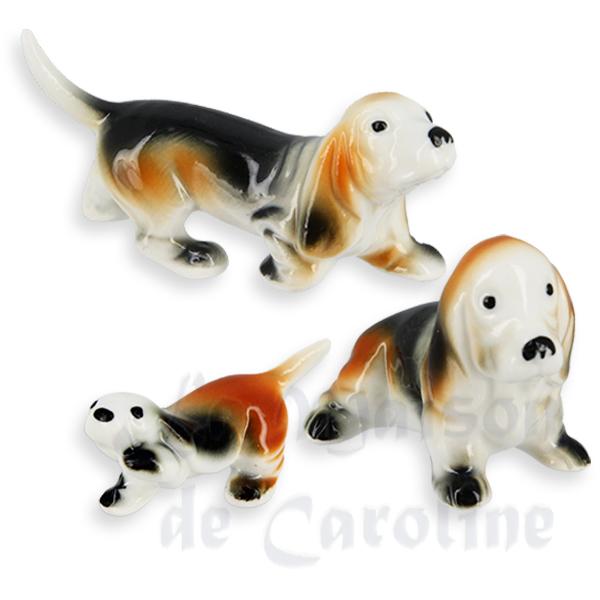Famille Basset 3 pcs 1/12