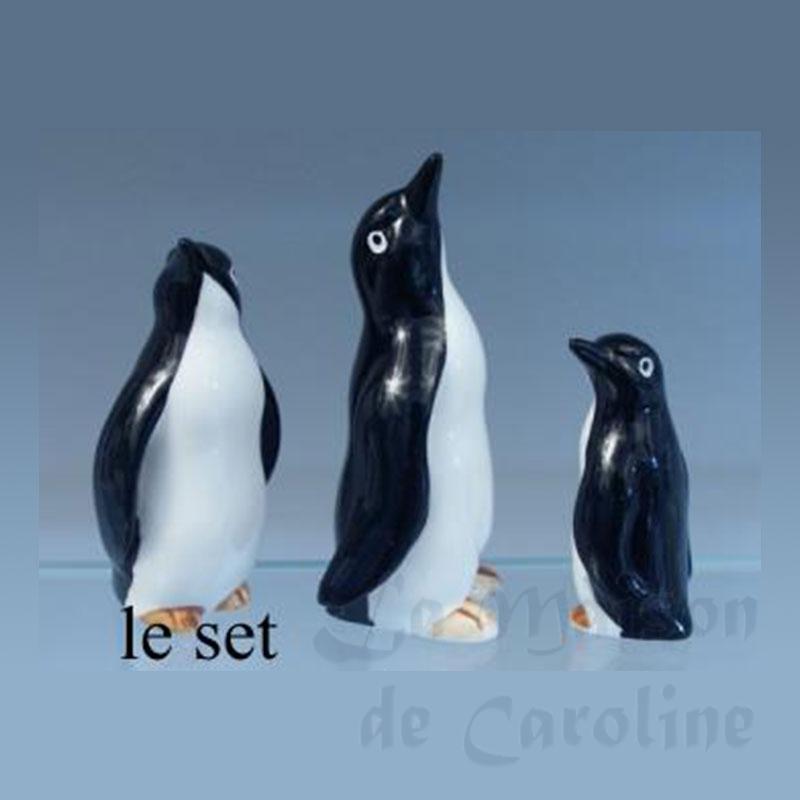 Famille Pingouin 3 pcs, Jardin