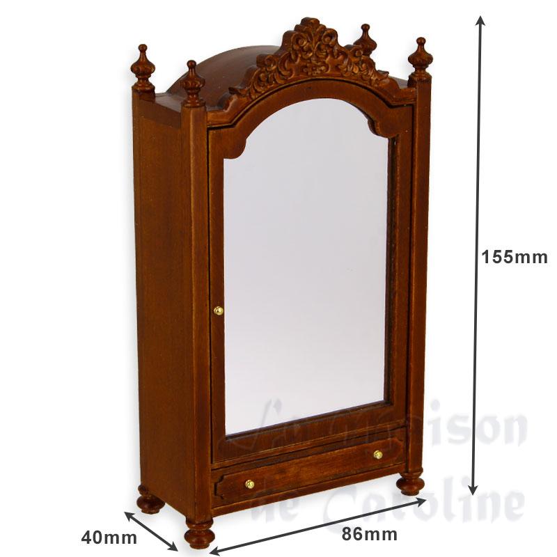 armoire louis philippe noyer miniature 1:12e trianon Bilder 1