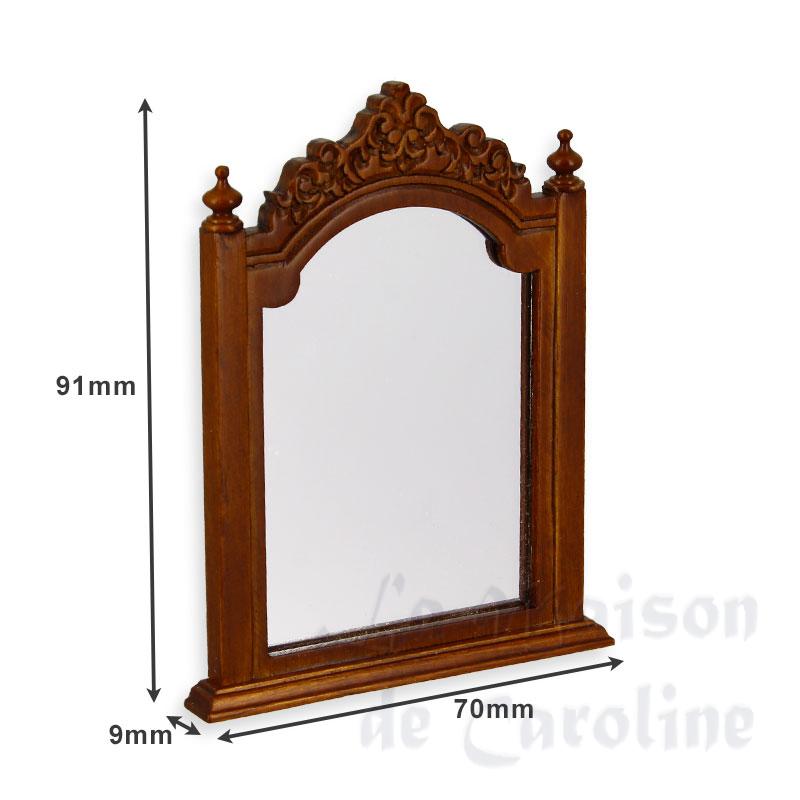 miroir louis philippe noyer miniature 1:12e trianon Bilder 1