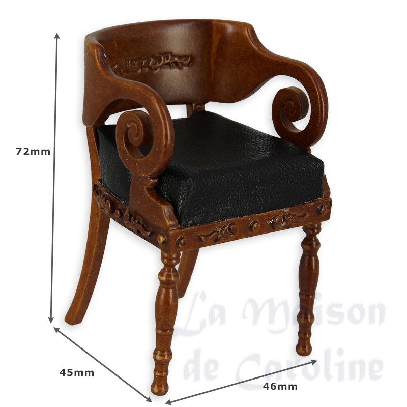 Chaise de direction Louis Ph noyer-cuir Bilder 1