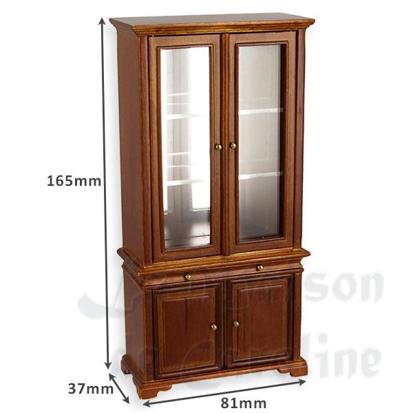 Vitrine Louis Pilippe noyer meuble de collection Trianon 1/12 photo 2