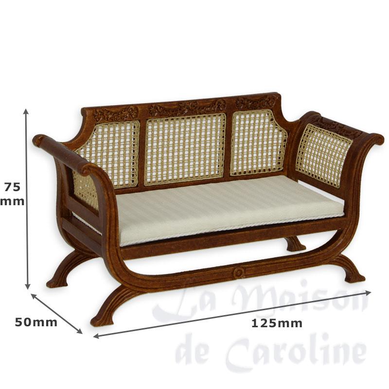 Sofa Louis Ph canne-noyer Bilder 1