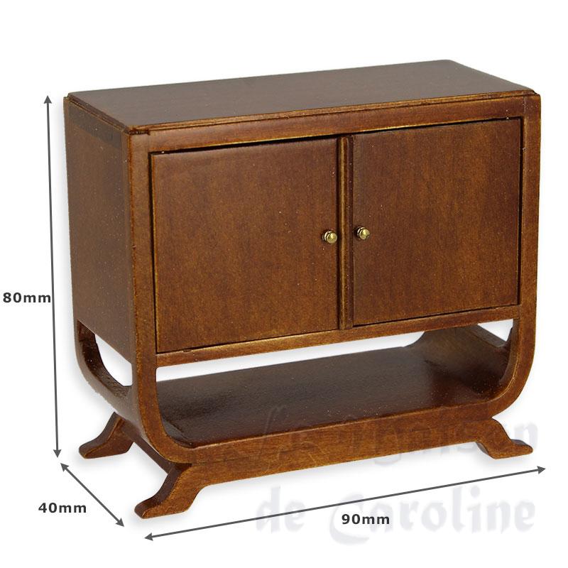 Buffet bas Art Deco noyer Bilder 1
