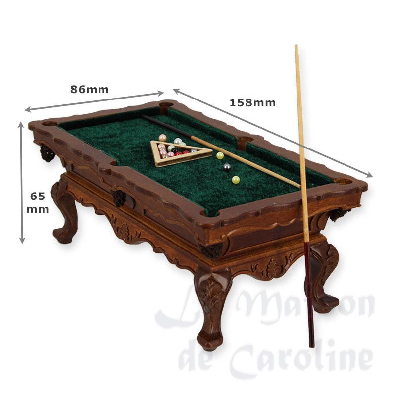 Billard avec boules noyer Bilder 1