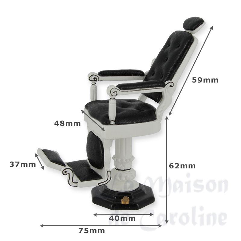 Chaise de dentiste noir et blanc Bilder 1