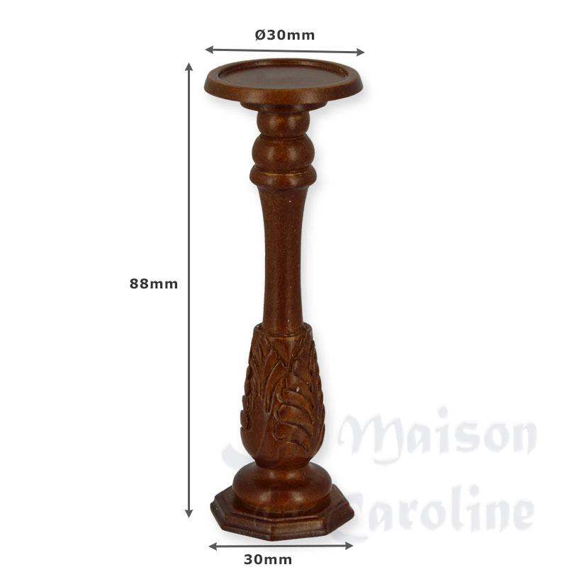 Colonne fleurs noyer Bilder 1