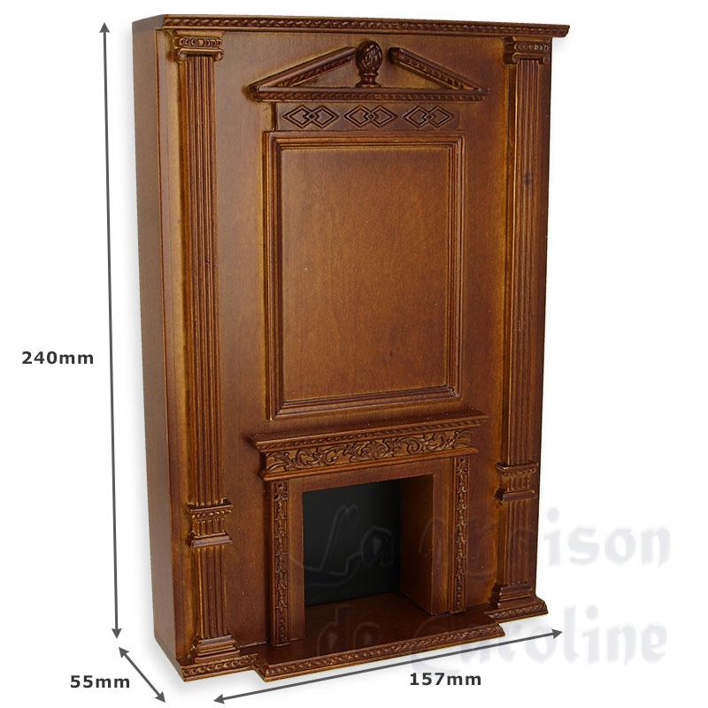 Boiseries murales noyer cheminee Bilder 1