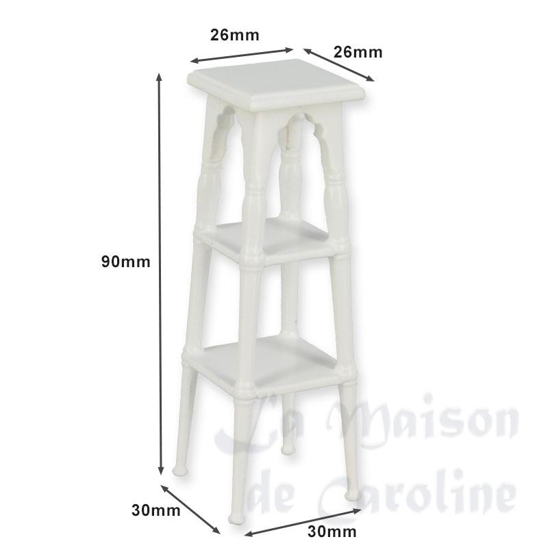 Tabouret haut blanc Bilder 1