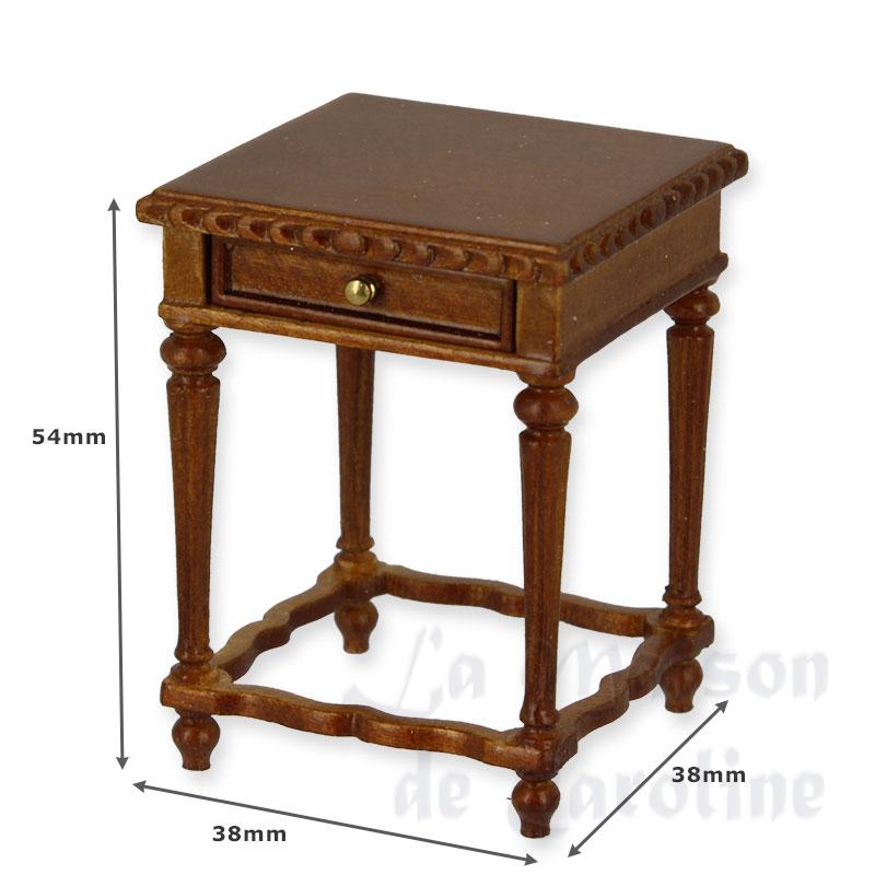 Table d appoint noyer Bilder 1