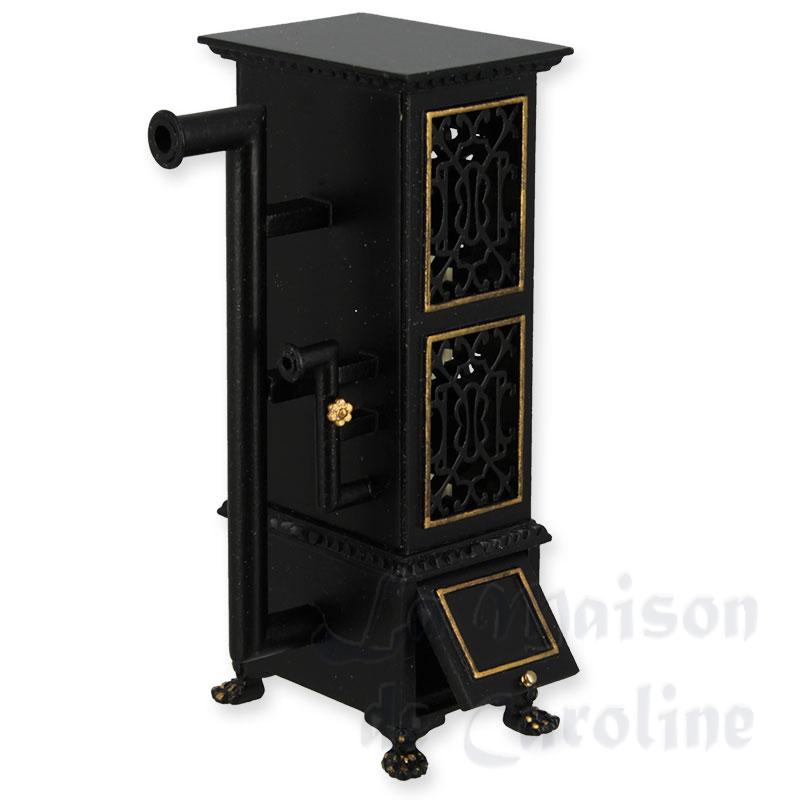 Poêle à charbon noir Bilder 2