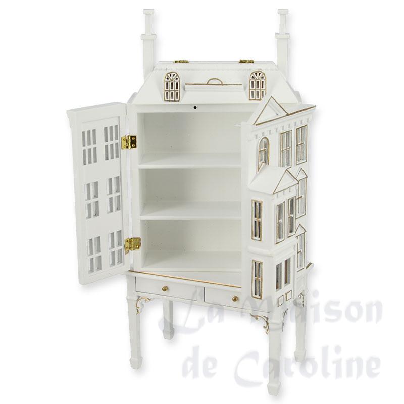 Maison de poupee av table blanc Bilder 2