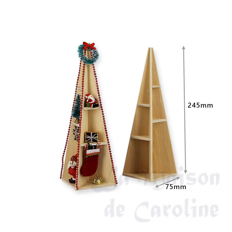 Pyramide miniature moyen nature sans déco 24cm Bilder 1