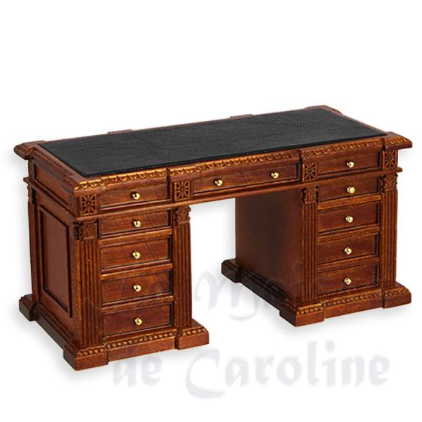 Bureau direction Louis Phnoyer meuble de collection Trianon 1/12 Bureau direction Louis Phnoyer meuble de collection Trianon 1/12