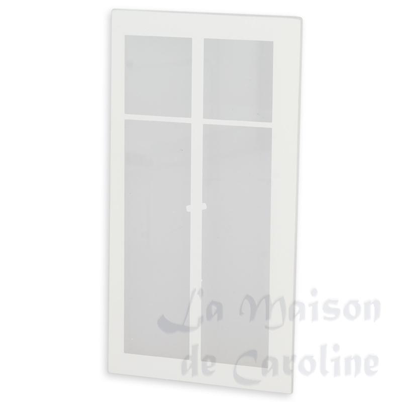 Plexi pour fenêtres pour maisons de poupées 1/12