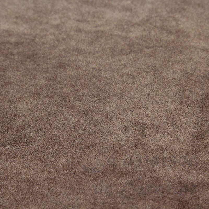 Moquette velours chocolat pour maisons de poupées 1/12