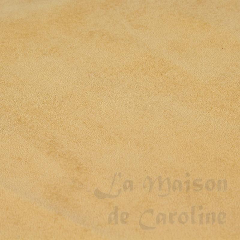 Moquette velours ocre pour maisons de poupées 1/12 Moquette velours ocre pour maisons de poupées 1/12