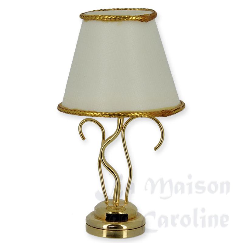 Lampe De Table LED Laiton Blanche, Electricité et Lampes LED