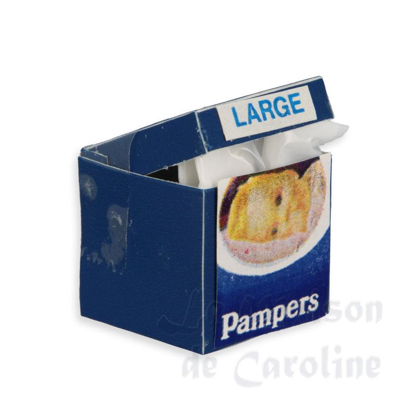paquet de couches Pampers miniature 1/12