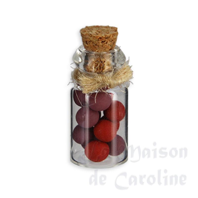 conserve dans pot en verre cerises et prunes  miniature 1/12