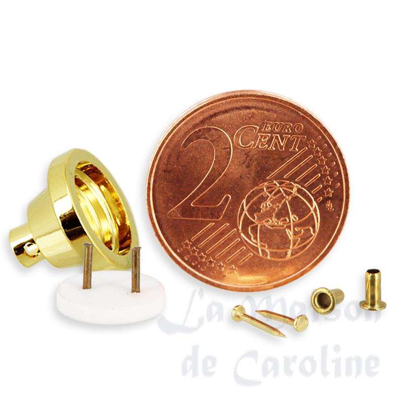 Adaptateur de plafonnier pour maisons de poupées 1/12 Adaptateur de plafonnier pour maisons de poupées 1/12