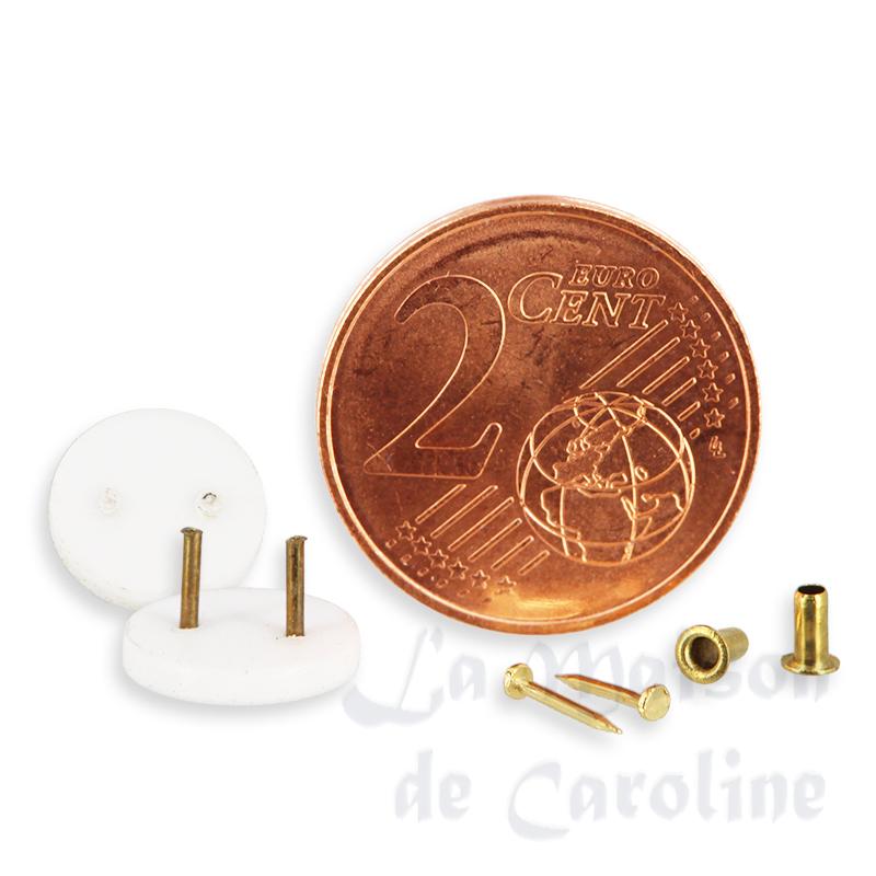Adaptateur plafonnierCLIP pour maisons de poupées 1/12 Adaptateur plafonnierCLIP pour maisons de poupées 1/12