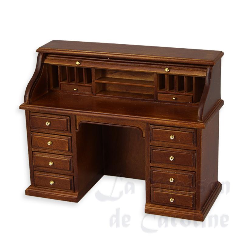 Bureau secrétaire fermeture coulissante bloquée meuble de collection Trianon 1/12