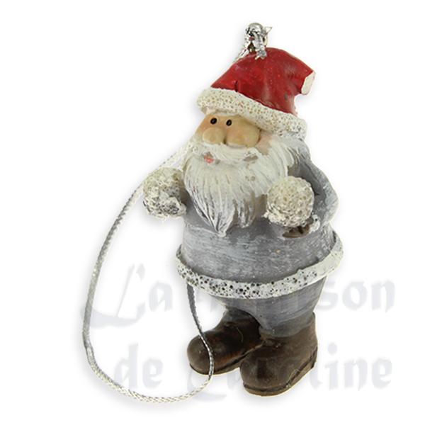 Père Noël avec boules de neige - bonnet cassé - 1/12 Père Noël avec boules de neige - bonnet cassé - 1/12