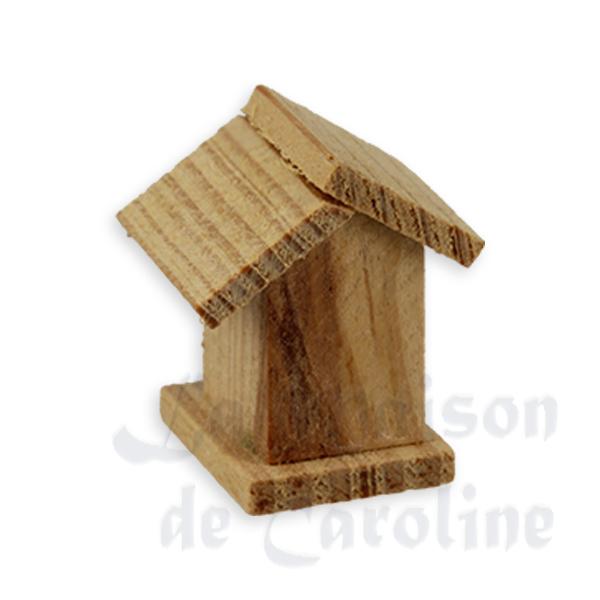 Nichoir à oiseaux - sans trou ni perchoir - 1/12 Nichoir à oiseaux - sans trou ni perchoir - 1/12