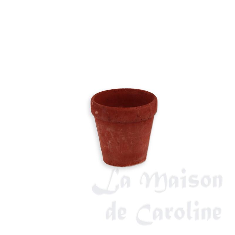 pot de fleur en terre cuite 1/12 pot de fleur en terre cuite 1/12