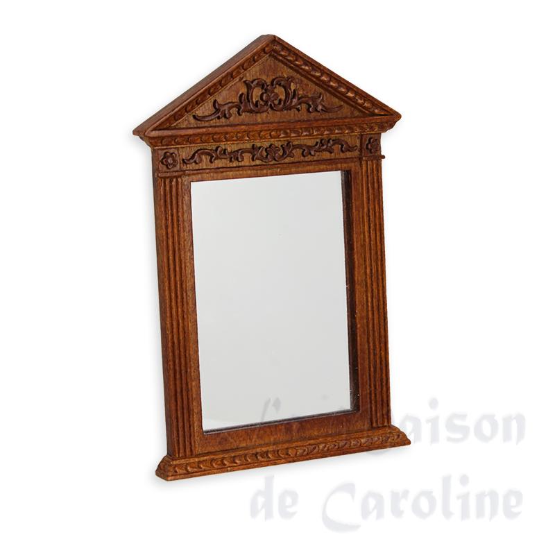 Miroir Louis XV noyer meuble de collection Trianon 1/12 Miroir Louis XV noyer meuble de collection Trianon 1/12