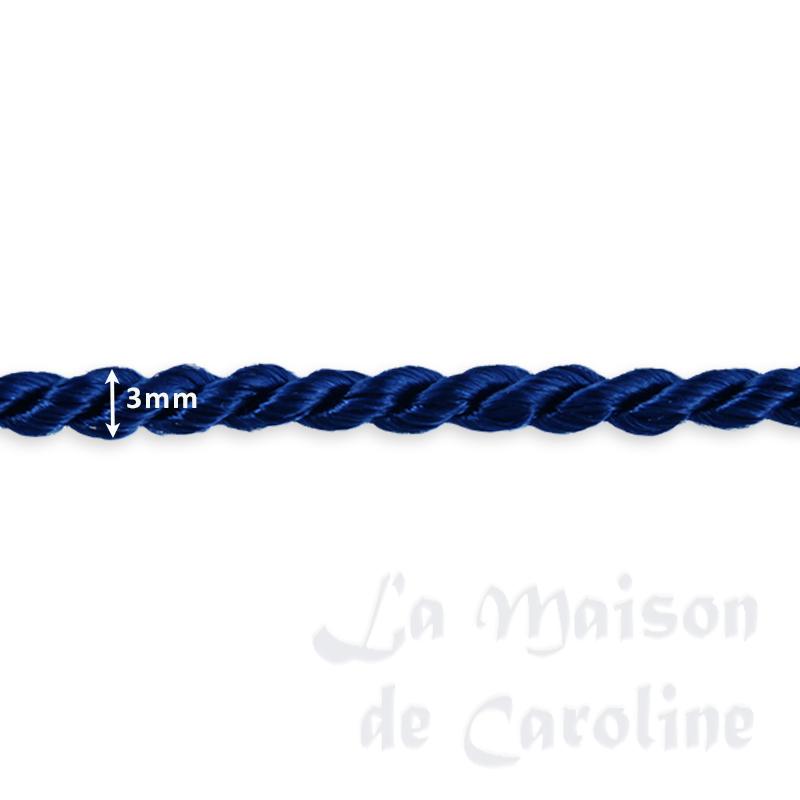 Cordelette 3mm bleu foncé - 2m pour maisons de poupées 1/12 photo 2 Cordelette 3mm bleu foncé - 2m pour maisons de poupées 1/12 photo 2