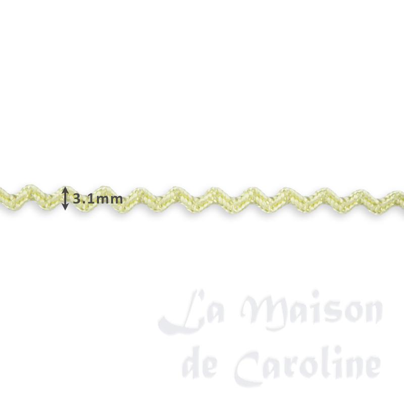 Ruban cranté jaune -2m pour maisons de poupées 1/12 photo 2 Ruban cranté jaune -2m pour maisons de poupées 1/12 photo 2