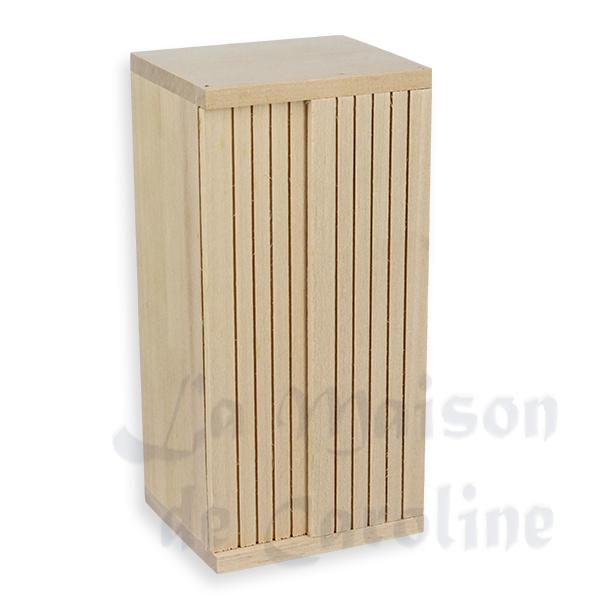 Element cuisine frigo non verni meuble miniature 1/12 Element cuisine frigo non verni meuble miniature 1/12