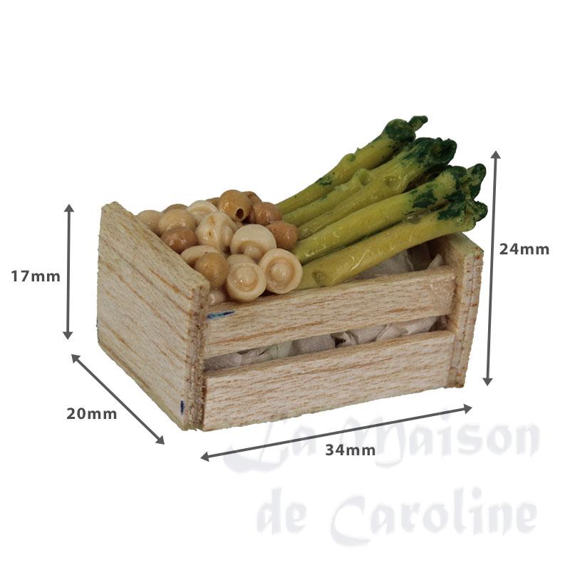 une caisse de légumes au choix miniature 1:12e Bilder 2