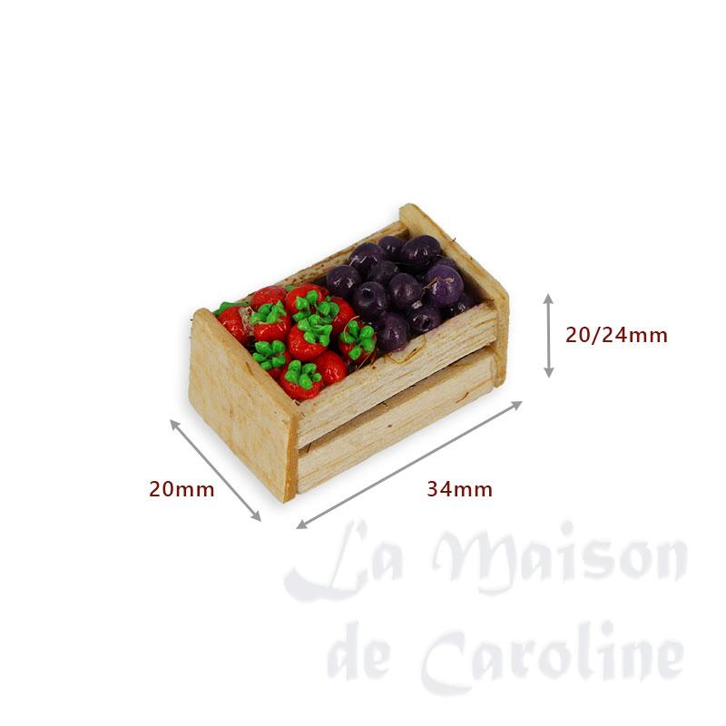 une caisse de fruits au choix miniature 1:12e Bilder 1