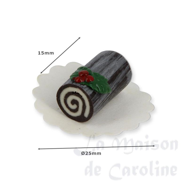 Bûche de Noël miniature 1/12