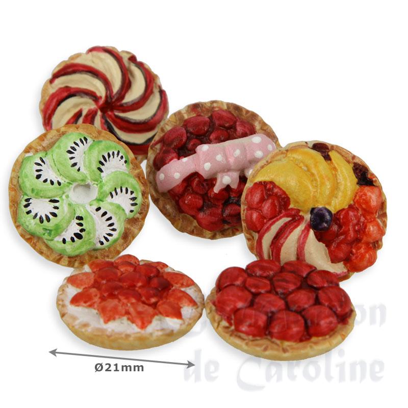 tarte (divers modèles) miniature 1:12e Bilder 1