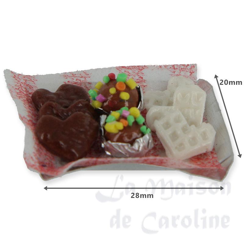 Plateau de chocolats boules et coeurs Bilder 1
