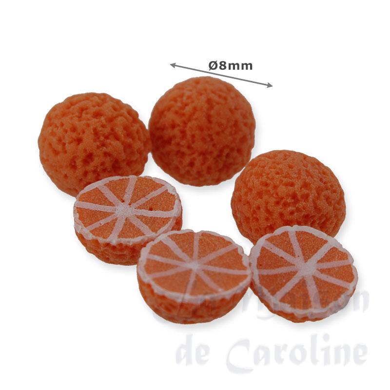 3 Oranges entières 3 demi oranges Bilder 1