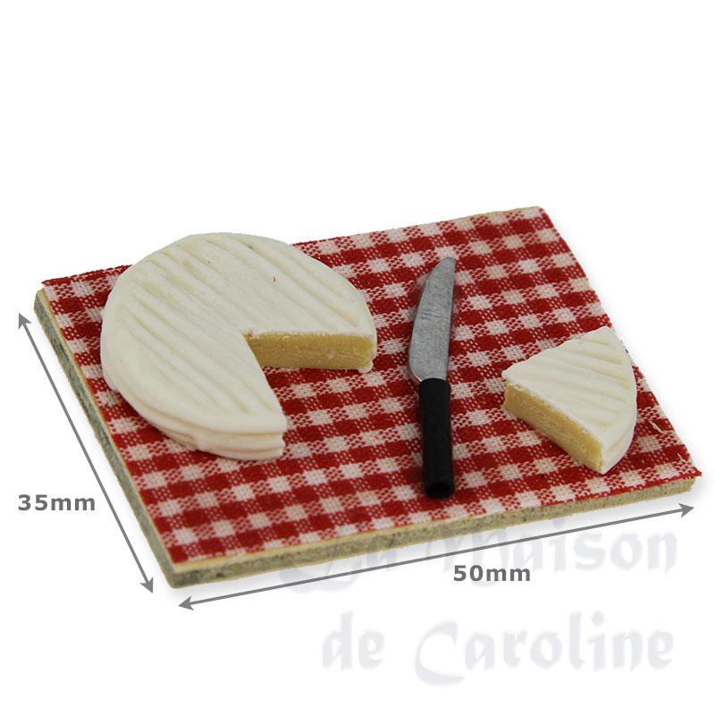 Plateau de camembert avec couteau Bilder 1