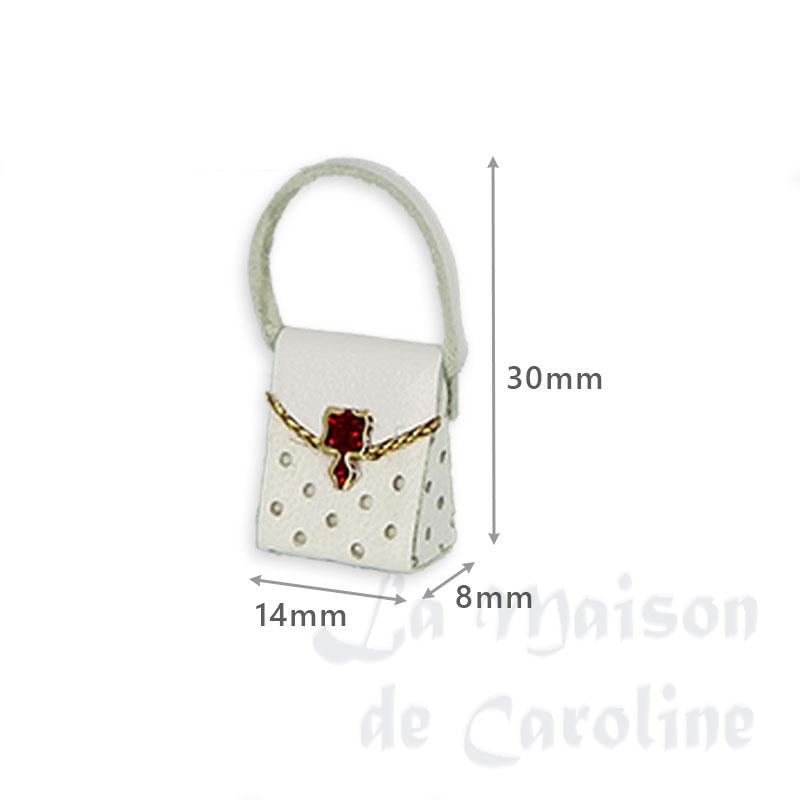 Sac à main triangle blanc Bilder 1